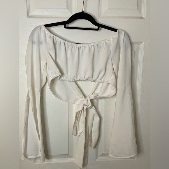 Tobi White Off Shoulder Top - Picture 7 of 7